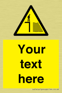 Custom Deep Water Sign